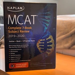 MCAT complete 7 book subject review 2019-2020.